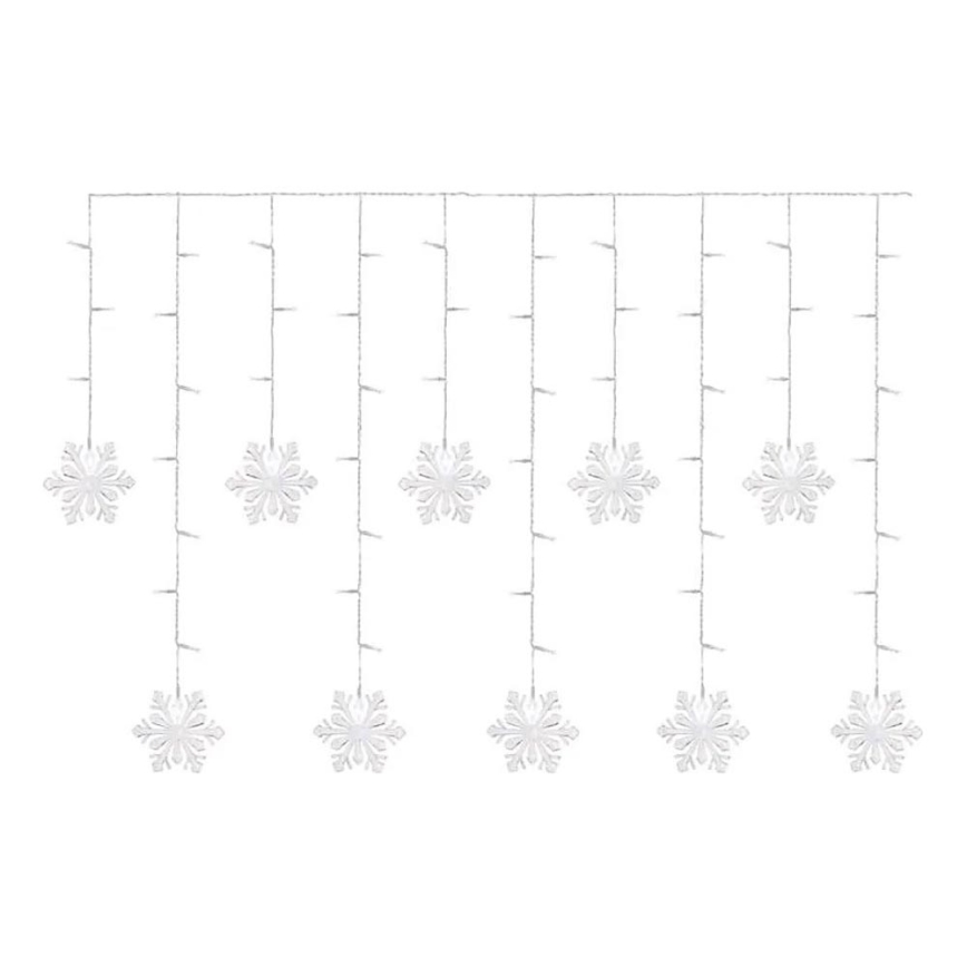LED-julgardin 60xLED/1,35W 635x50 cm, kallvitt ljus