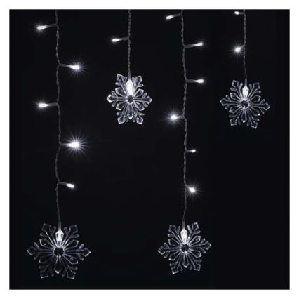 LED-julgardin 60xLED/1,35W 635x50 cm, kallvitt ljus