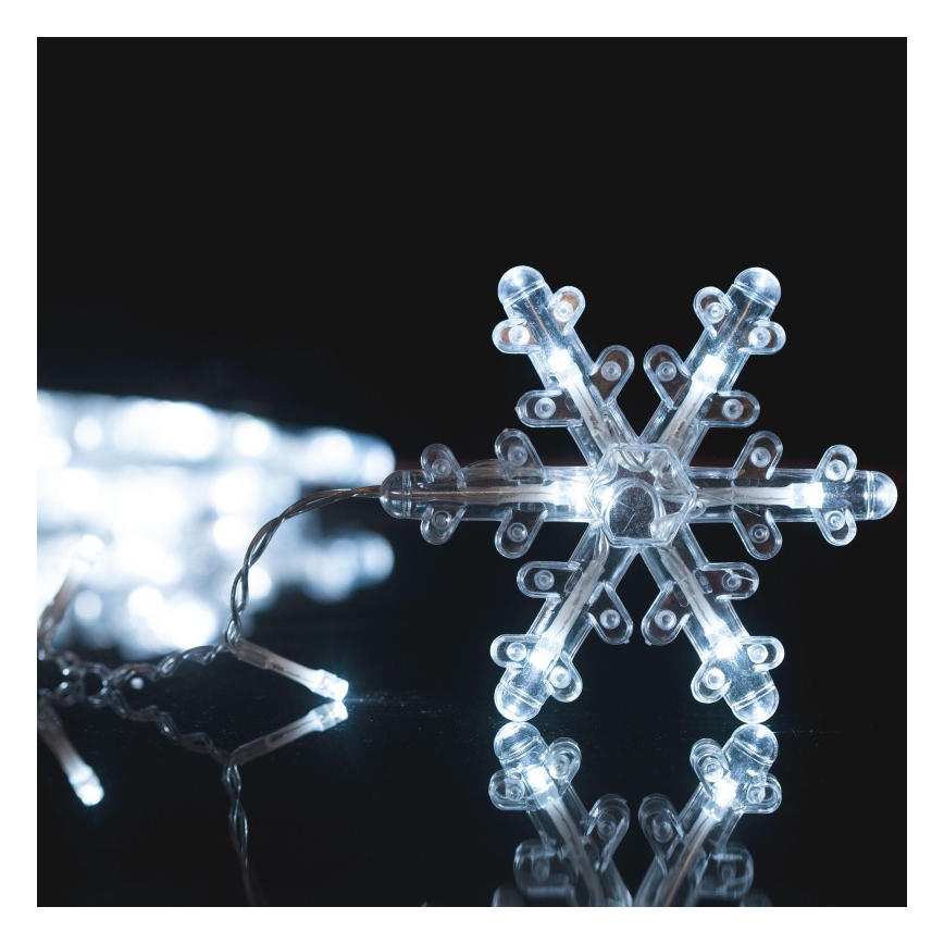 LED-julgardin för utomhusbruk 224 LED 3,5 x 0,75 m IP44 kallvit