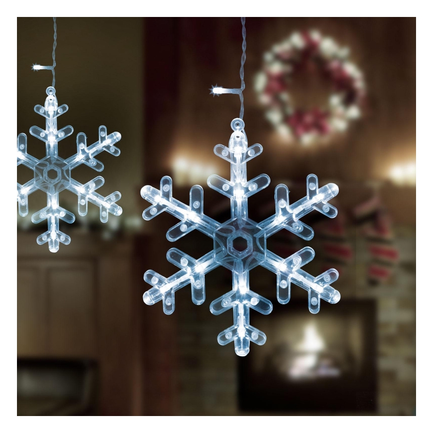 LED-julgardin för utomhusbruk 224 LED 3,5 x 0,75 m IP44 kallvit