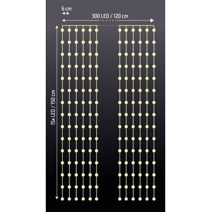 LED Julgardin LED/3xAA