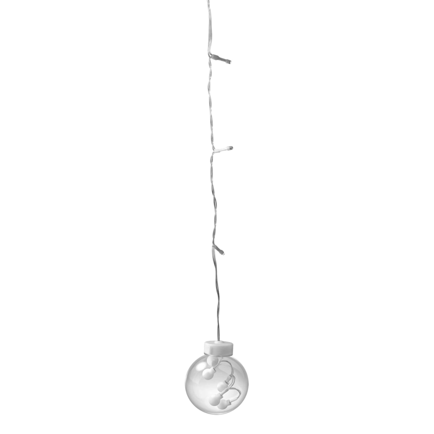 LED Julgardin WISH BALLS 108xLED/8 funktioner 4,5 m varm vit