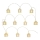 LED julkedja  10xLED/2xAA 2,3m varm vit