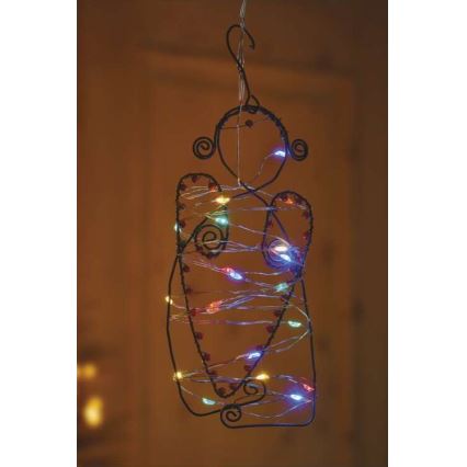 LED julkedja 20xLED/2,4m Flerfärgad