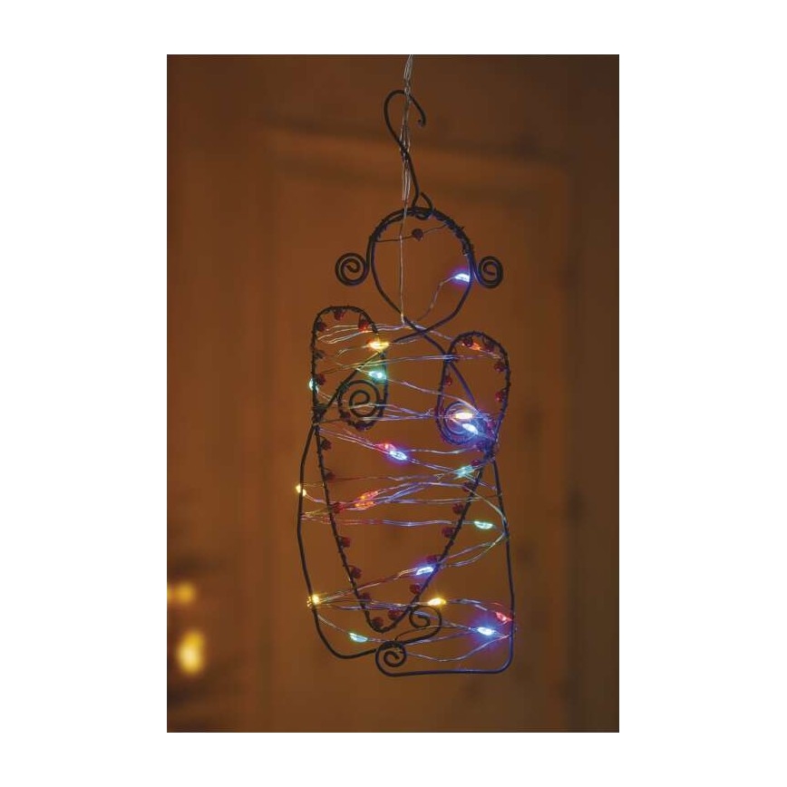 LED julkedja 20xLED/2,4m Flerfärgad