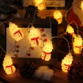 LED julkedja 20xLED/3xAA/varm vit 3,3m snögubbar