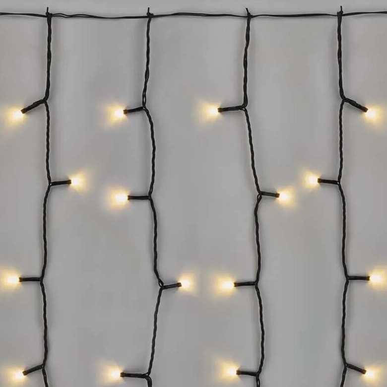 LED julkedja för utomhusbruk 100xLED/1x2m IP44 varm vit