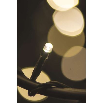 LED julkedja för utomhusbruk 80xLED/13m IP44 varm vit