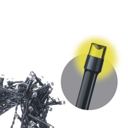 LED julkedja för utomhusbruk 80xLED/13m IP44 varm vit