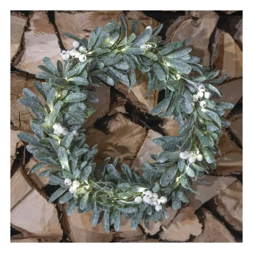 LED-julkrans 25xLED/3xAA Ø 35 cm