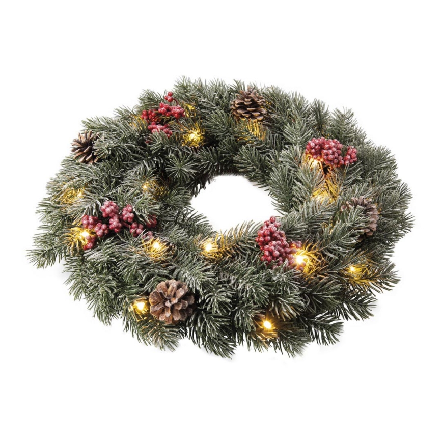LED Julkrans LED/2xAA d. 40 cm
