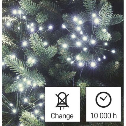 LED julkedja  300xLED/8,2m kall vit 