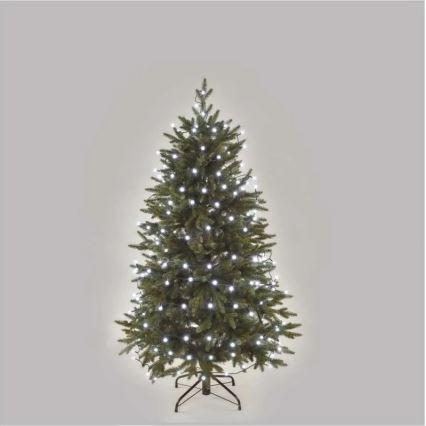 LED julslinga 200xLED/8 funktioner 20m IP44 kallvit