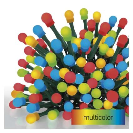 LED julslinga 200xLED/8 funktioner 25m IP44 flerfärgad