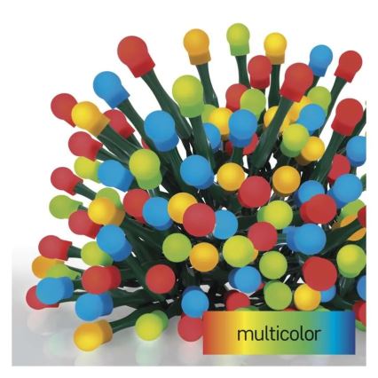 LED-julslinga 300 LED/8 funktioner, 35 m, IP44, varmvit