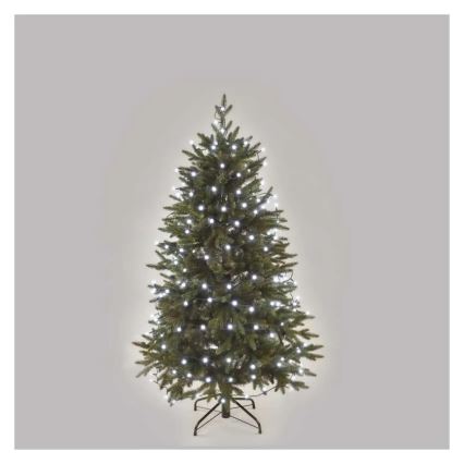 LED julslinga 300xLED/230V/8 funktioner 30m kallvit
