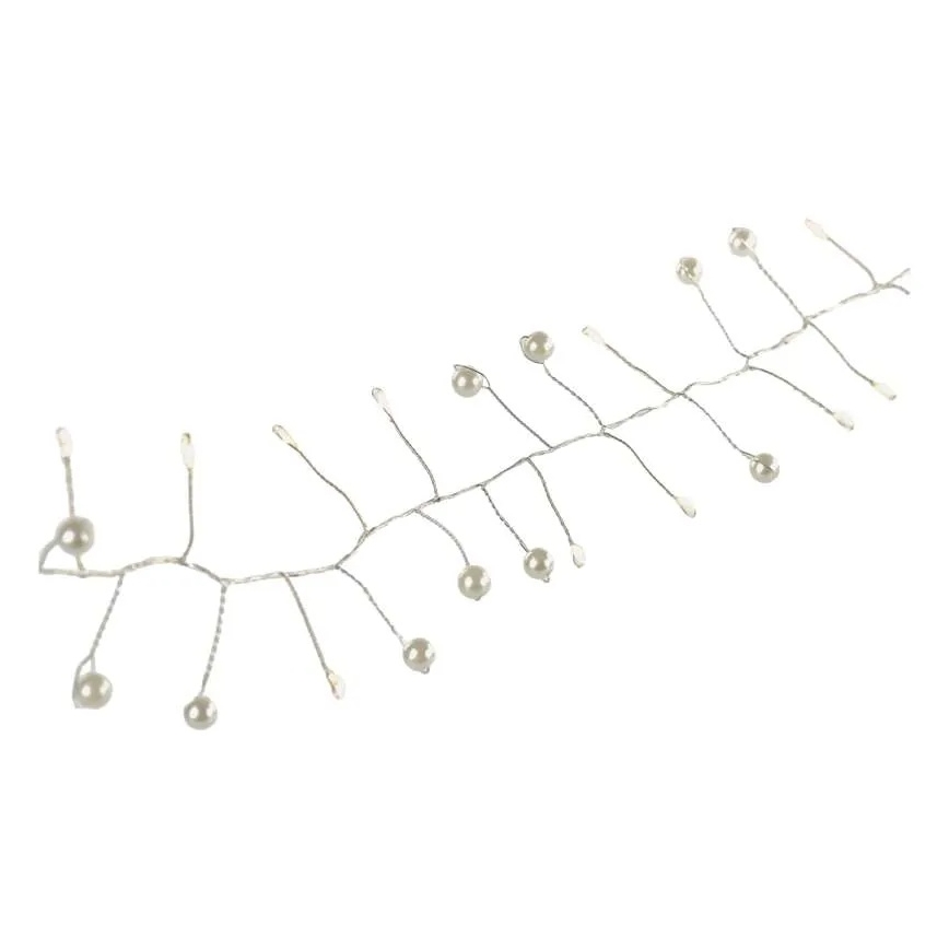 LED-julslinga 40xLED/3xAA 1,5 m varmvit