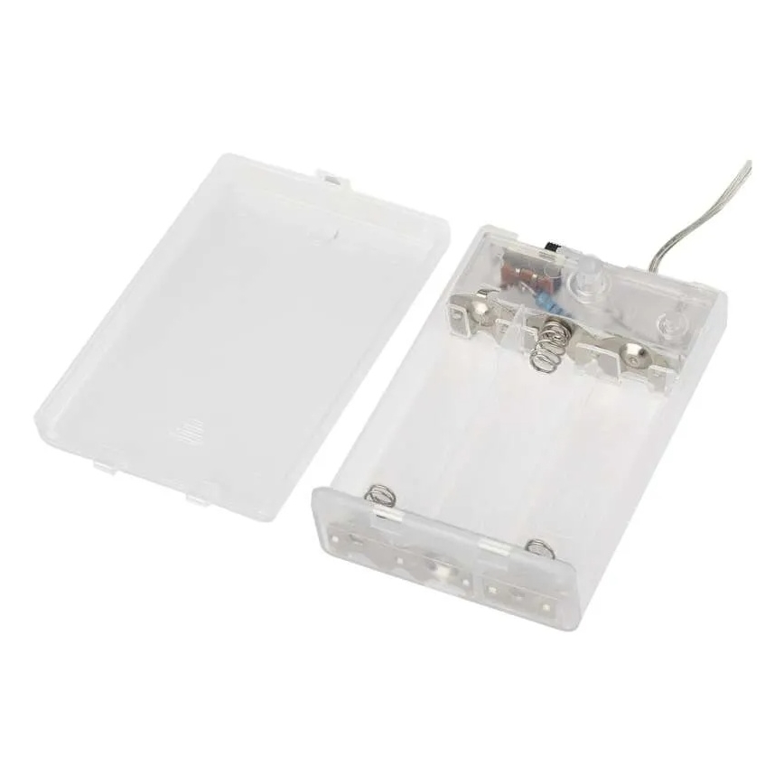 LED-julslinga 40xLED/3xAA 1,5 m varmvit