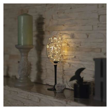 LED-julslinga 40xLED/3xAA 1,5 m varmvit