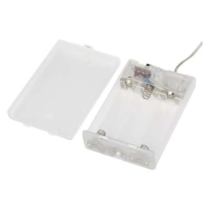 LED-julslinga 40xLED/3xAA 1,5 m varmvit