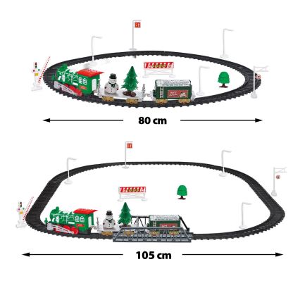 LED jultåg LED/2xAA varmvit