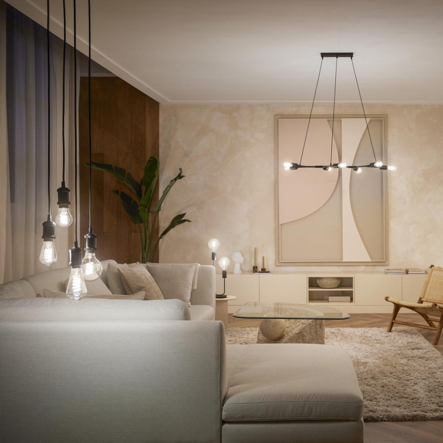 LED ljusreglerad glödlampa  Philips Hue WHITE AMBIANCE G125 E27/7W/230V 2200-4500K