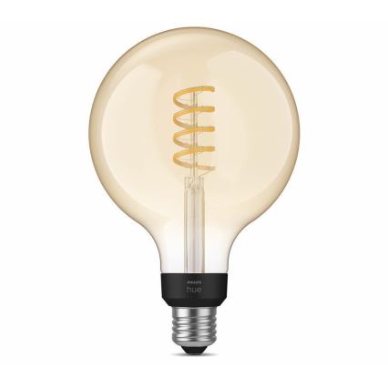 LED ljusreglerad glödlampa  Philips Hue WHITE AMBIANCE G125 E27/7W/230V 2200-4500K