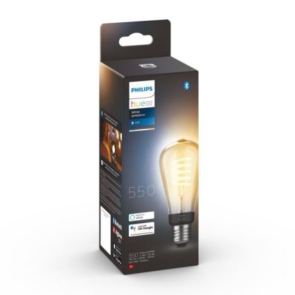 LED ljusreglerad glödlampa  Philips Hue WHITE AMBIANCE ST64 E27/7W/230V 2200-4500K
