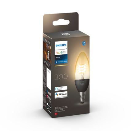 LED ljusreglerad glödlampa  Philips Hue WHITE FILAMENT E14/4,5W/230V 2100K