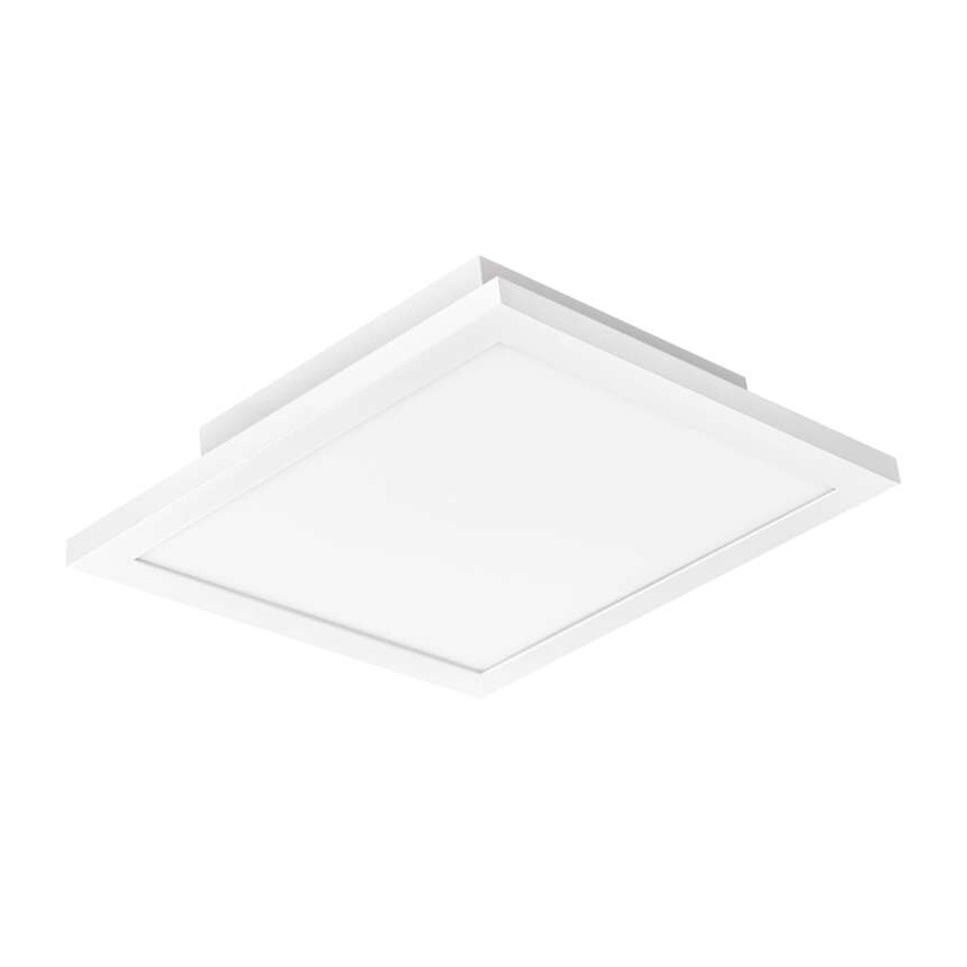 LED ljusreglerad taklampa  LED/20W/230V + fjärrkontroll  fyrkant  2700K-6000K