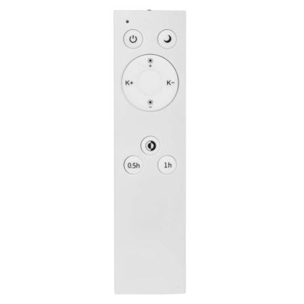 LED ljusreglerad taklampa  LED/24W/230V + fjärrkontroll  rund  2700K-6500K