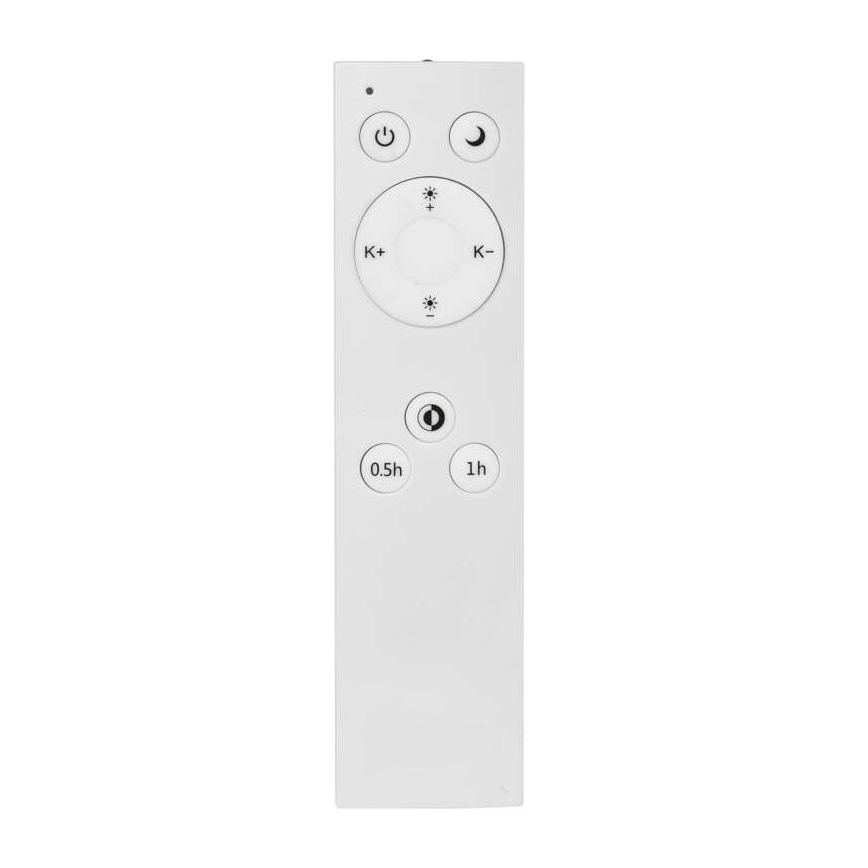 LED ljusreglerad taklampa  LED/24W/230V + fjärrkontroll  rund  2700K-6500K