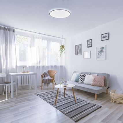 LED ljusreglerad taklampa  LED/24W/230V + fjärrkontroll  rund  2700K-6500K