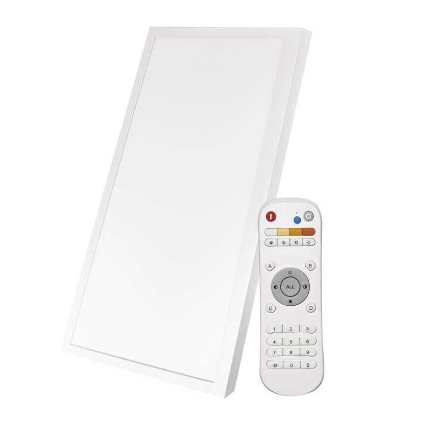 LED ljusreglerad taklampa  LED/25W/230V + fjärrkontroll  rektangel 2700K-6000K
