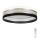 LED Justerbar ljusstyrka taklampa  SMART CORAL GOLD LED/24W/230V svart /vit  + Fjärrkontroll