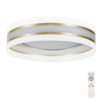 LED Justerbar ljusstyrka taklampa  SMART CORAL GOLD LED/24W/230V vit /gyllene  + Fjärrkontroll