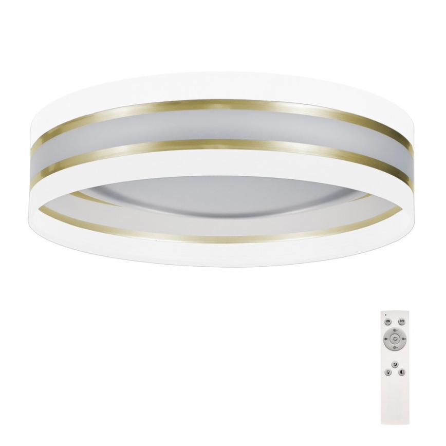 LED Justerbar ljusstyrka taklampa  SMART CORAL GOLD LED/24W/230V vit /gyllene  + Fjärrkontroll