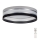 LED Justerbar ljusstyrka taklampa  SMART CORAL LED/24W/230V svart /grå + Fjärrkontroll