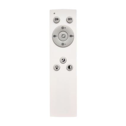 LED Justerbar ljusstyrka taklampa  SMART CORAL LED/24W/230V svart /grå + Fjärrkontroll