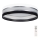 LED Justerbar ljusstyrka taklampa  SMART CORAL LED/24W/230V svart /vit  + Fjärrkontroll