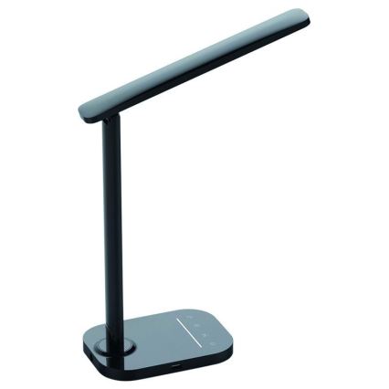 LED ljusreglerad touch bordslampa  med USB-anslutning KIARA LED/7W/230V svart 
