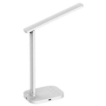 LED ljusreglerad touch bordslampa  med USB-anslutning KIARA LED/7W/230V vit 