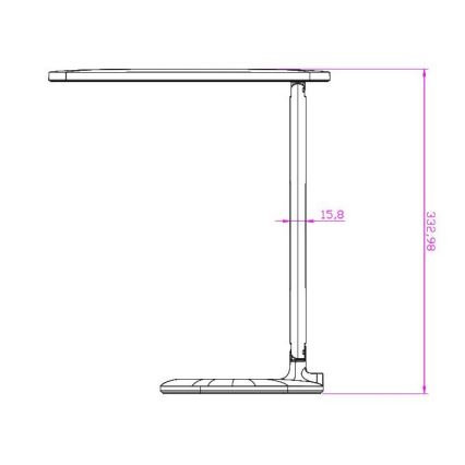 LED ljusreglerad touch bordslampa  NAOMI LED/7W/230V 3000-6500K