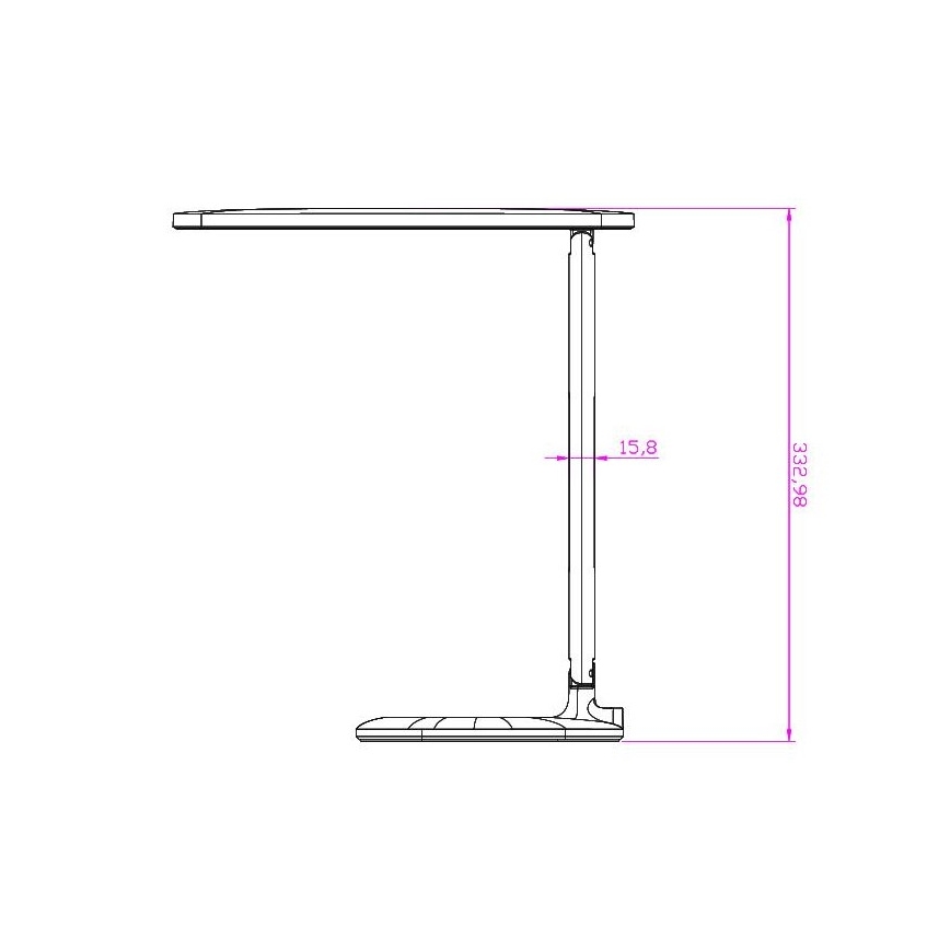 LED ljusreglerad touch bordslampa  NAOMI LED/7W/230V 3000-6500K