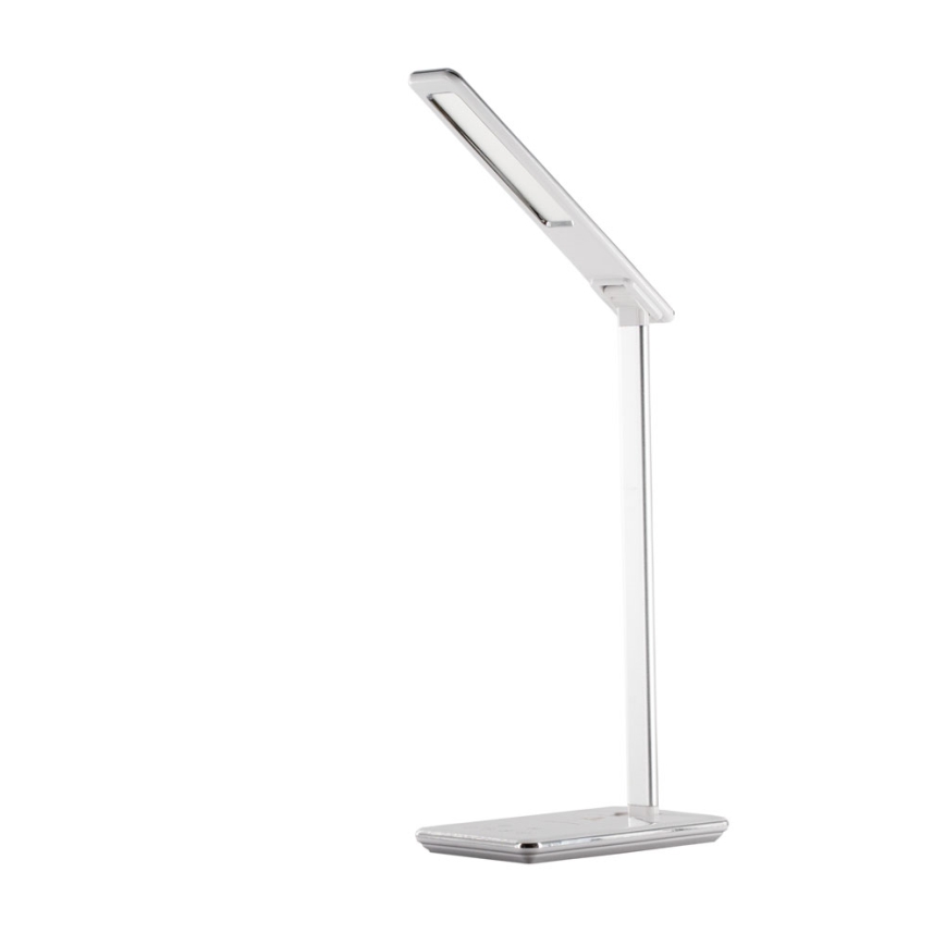 LED ljusreglerad touch bordslampa  med trådlös laddning  JOY LED/6W/230V + USB vit