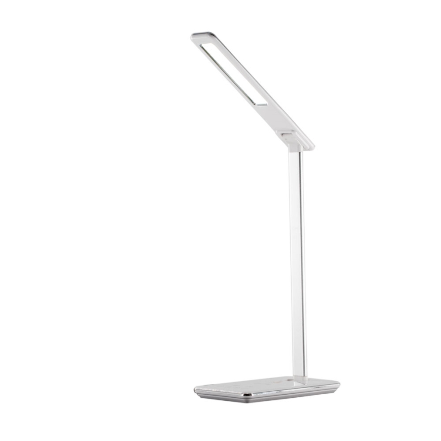 LED ljusreglerad touch bordslampa  med trådlös laddning  JOY LED/6W/230V + USB vit