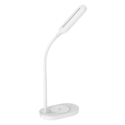 LED ljusreglerad touch bordslampa  med trådlös laddning  OCTAVIA LED/7W/230V vit 
