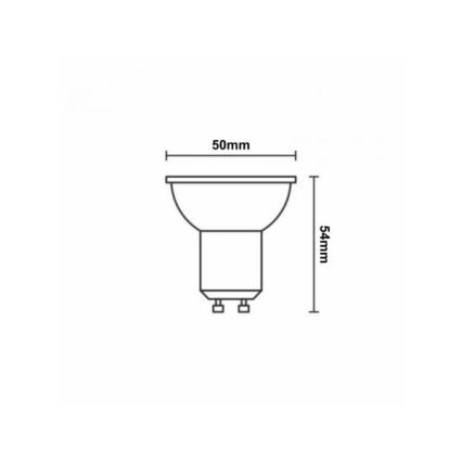 LED Keramik glödlampa GU10/9,5W/230V 3000K
