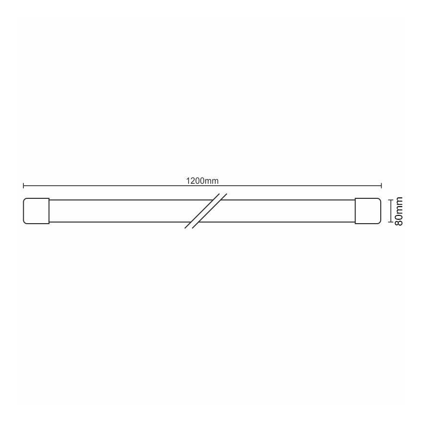 LED köksbelysning bänk LED/40W/230V 4000K IP40