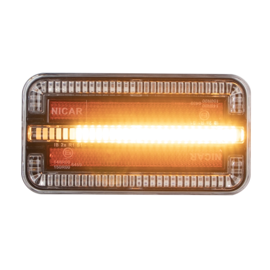 LED Kombinationslampa med dynamisk vridsignal LED/12-24V IP65